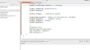 Java Tutorial Classes and Objects - Tutorial 2