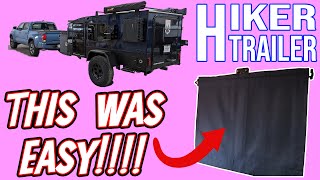 Easy Blackout Curtain Install MidRange XL 5x10 #hikertrailer by Squaredrop Adventures 336 views 4 days ago 8 minutes, 31 seconds