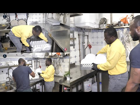 Washing Utensils 8 Hours A Day At A Restaurant In Germany For Gh23,000 Salary