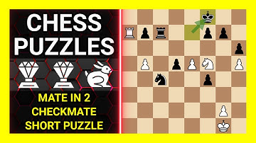 Chess Puzzles to Practice. Themes: Mate in 2, Checkmate, Short puzzle. Learn Chess