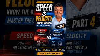 SPEED VS VELOCITY #100K #youtubeshorts #physics OTION