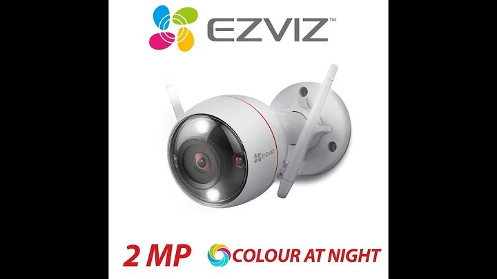 EZVIZ C3W WIFI CCTV CAMERA UNBOXING COLOUR AT NIGHT