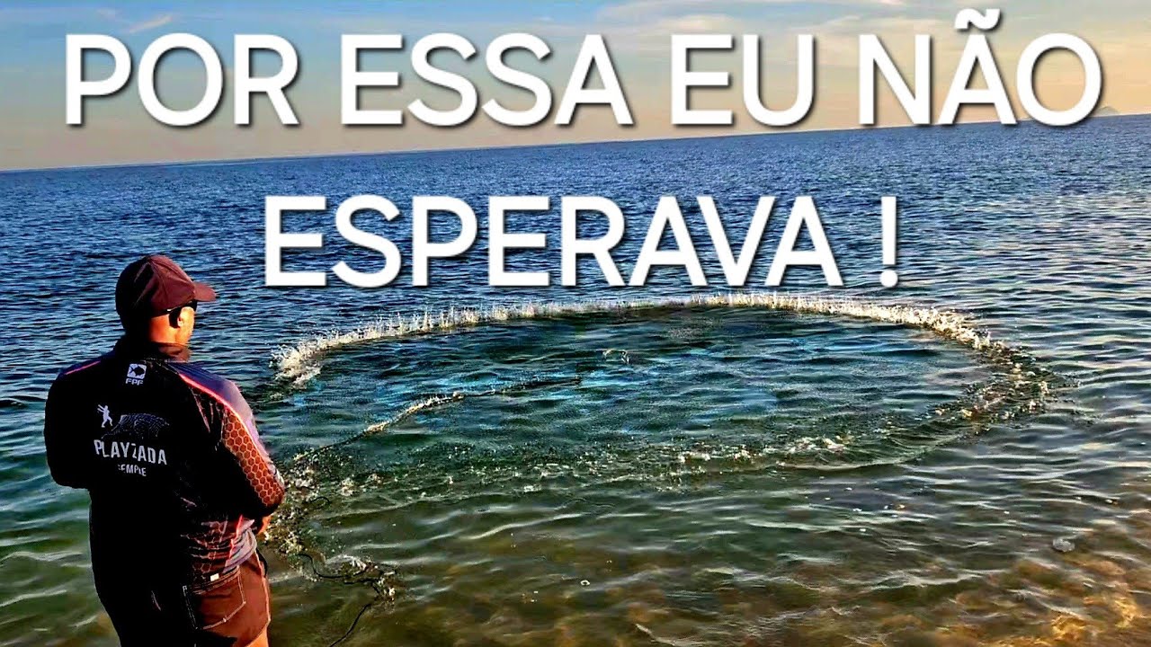 PESCARIA DE TARRAFA NA PRAIA DE ITAIPUAÇU