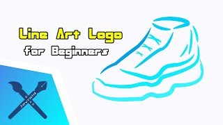 Line Art Logo| How to Draw a Line Art Logo Using Any Image Inkscape for Beginners