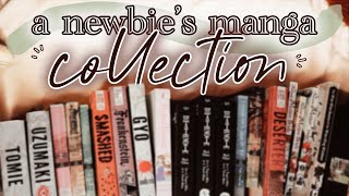 a newbie&#39;s manga collection // mini bookshelf tour 2023 📚