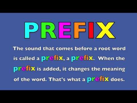 PREFIX SONG  - Learn English