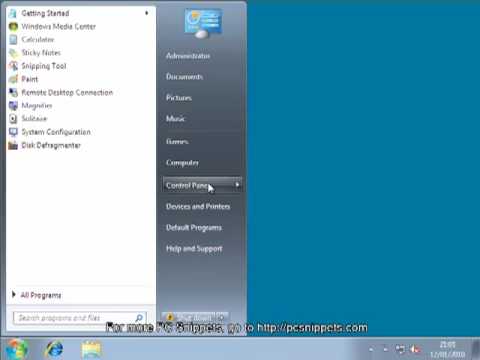 Converting Start Menu Links into Menus in Windows 7