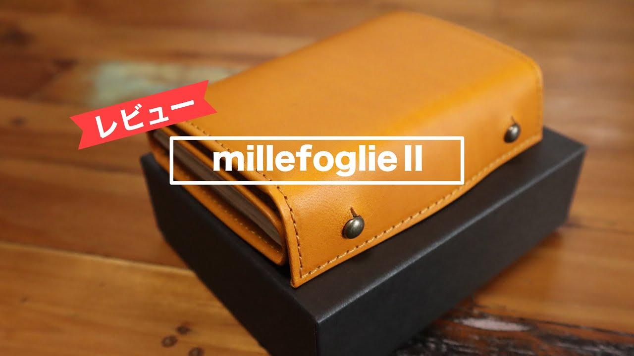 使い続けて丸1年レビュー エムピウの二つ折り財布 millefoglie P25