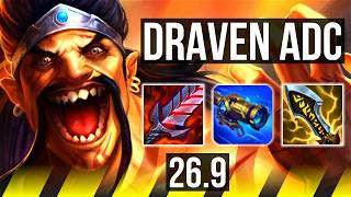 DRAVEN & Elise vs ASHE & Sona (ADC) | Good KDA: 28/2/2 | EUW Master | 26.9