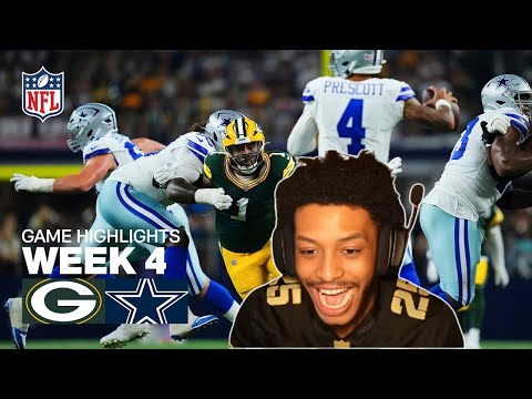 Namizzy Reacts to Green Bay Packers vs Dallas Cowboys Game Highlights | 2025 NFL Season Week 4