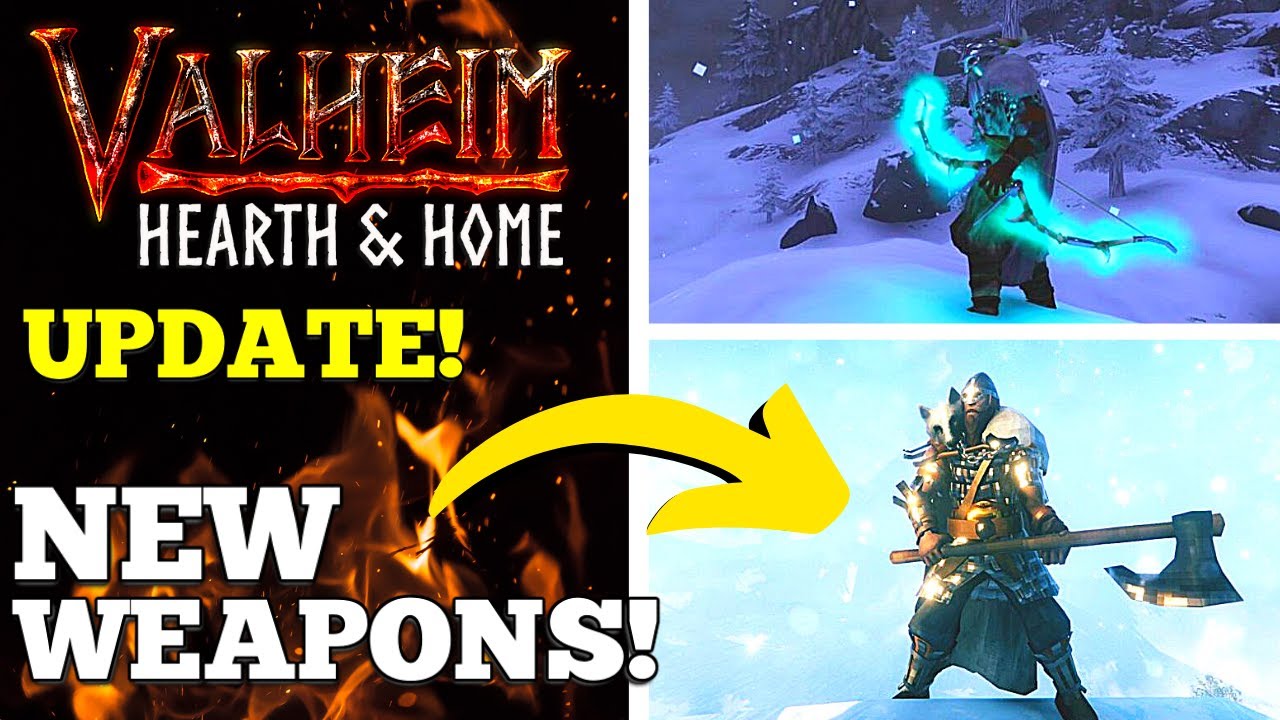 Valheim Hearth and Home UPDATE - NEW WEAPONS!