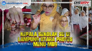 Viral! Elementary School Principal in North Lampung Protests MBG Menu, SPPG Sindang Sari Reaffirm...