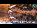 Photoshop: How to Create a Rippled, Water Reflection!