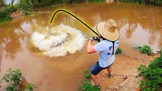 This CREEK MONSTER is BIGGER THAN WE ARE!! (INSANE)