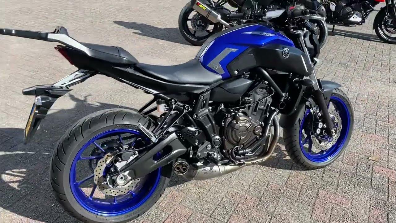 YAMAHA MT 07 Akrapovic 2020 YouTube