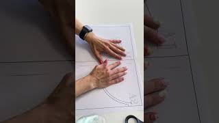 Hack for PDF patterns assembly at home! #sewingtips #beginner #sewingsecrets #patterns #sewinghacks
