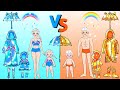 Paper Dolls Dress Up - Hot Mother And Cold Father Design Raincoat Costume - Barbie Story &amp; Crafts