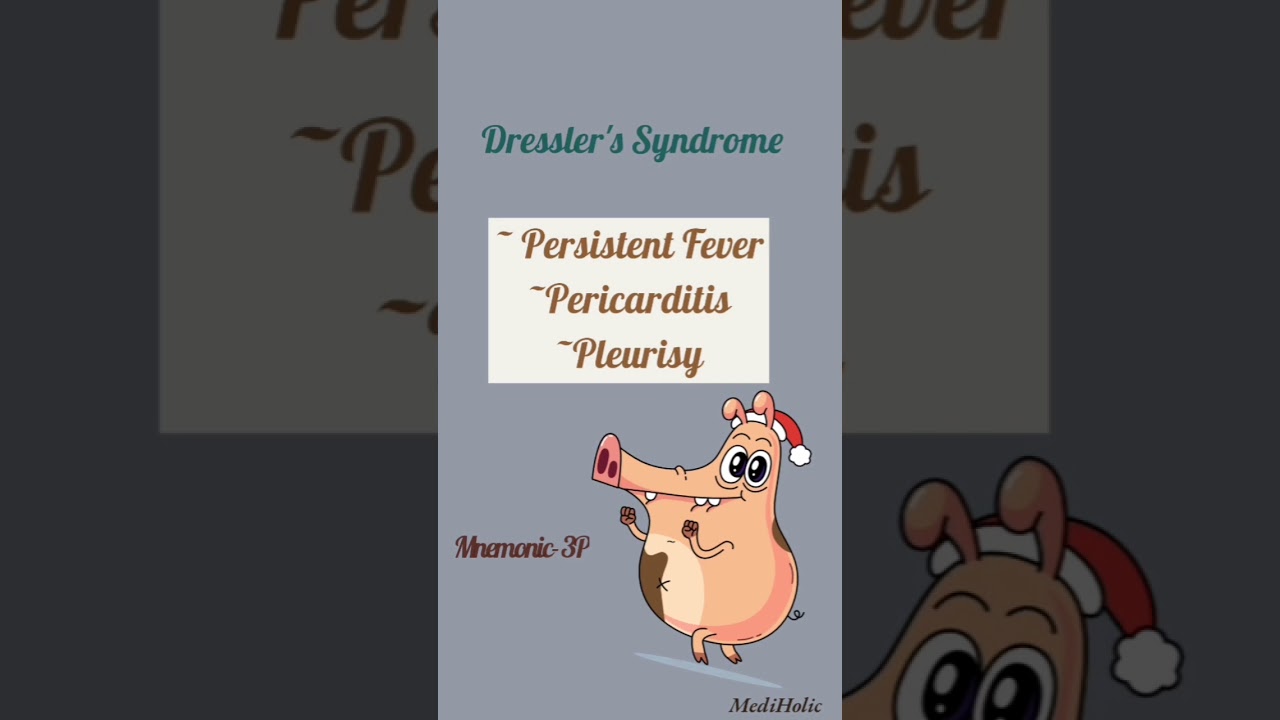 Dressler's Syndrome 🌼 Post-MI Complication 💥 #MediHolic 🍂
