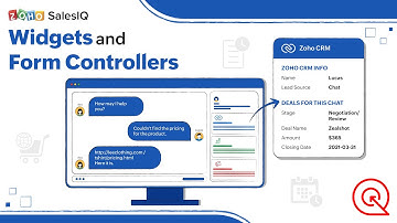 Bring apps inside Zoho SalesIQ - Widgets and Form Controllers