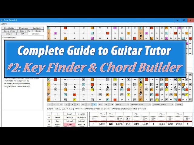 Guitar Chords Finder Software