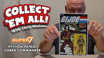 1 Unboxing the New SUPER 7 Python Patrol Cobra Commander ReAction Plus Figure