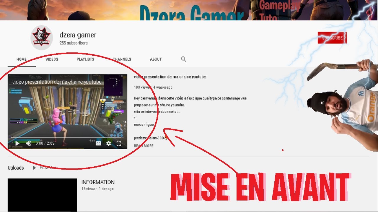 tuto 2020 comment faire pour mettre en avant une video sur sa chaine