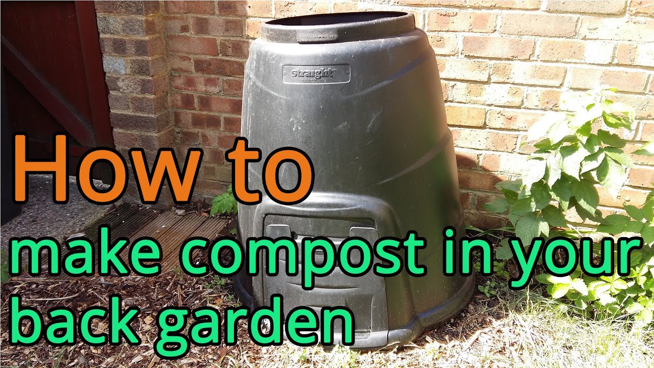 How to make compost in your back garden - YouTube