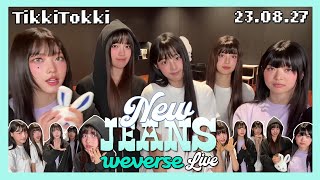 (ENG SUB) NewJeans Weverse Live #1 23.08.27 - NewJeans Ends Promotions \& Has A Message For Bunnies!