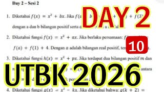 (10) DAY 2 UTBK 2026 PK (NEW) Regular updates, guys..