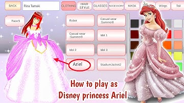 How to Play as Ariel Disney Princess | Easy Tutorial | Sakura School Simulator