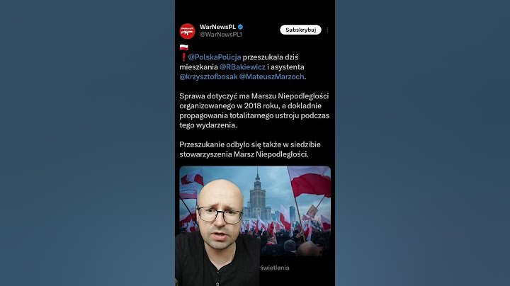 Policja weszła do organizatora Marszu Niepodległości