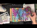 Quick art journal page: using the collage collective