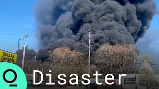 Massive Industrial Fire in Eastern Indiana Forces Evacuations