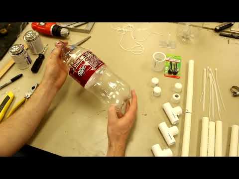 How to build a water bottle rocket launcher  Part 1 of 2