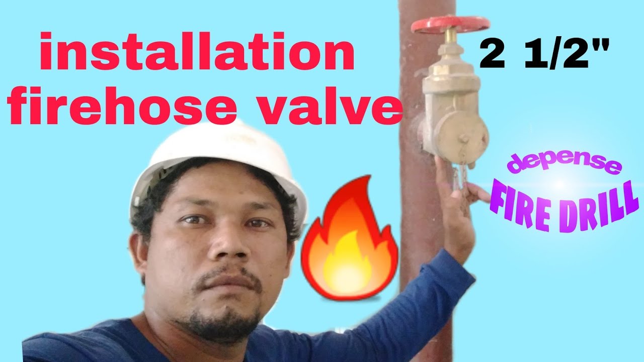 how to installation a firehose valve (fireprotection work) YouTube