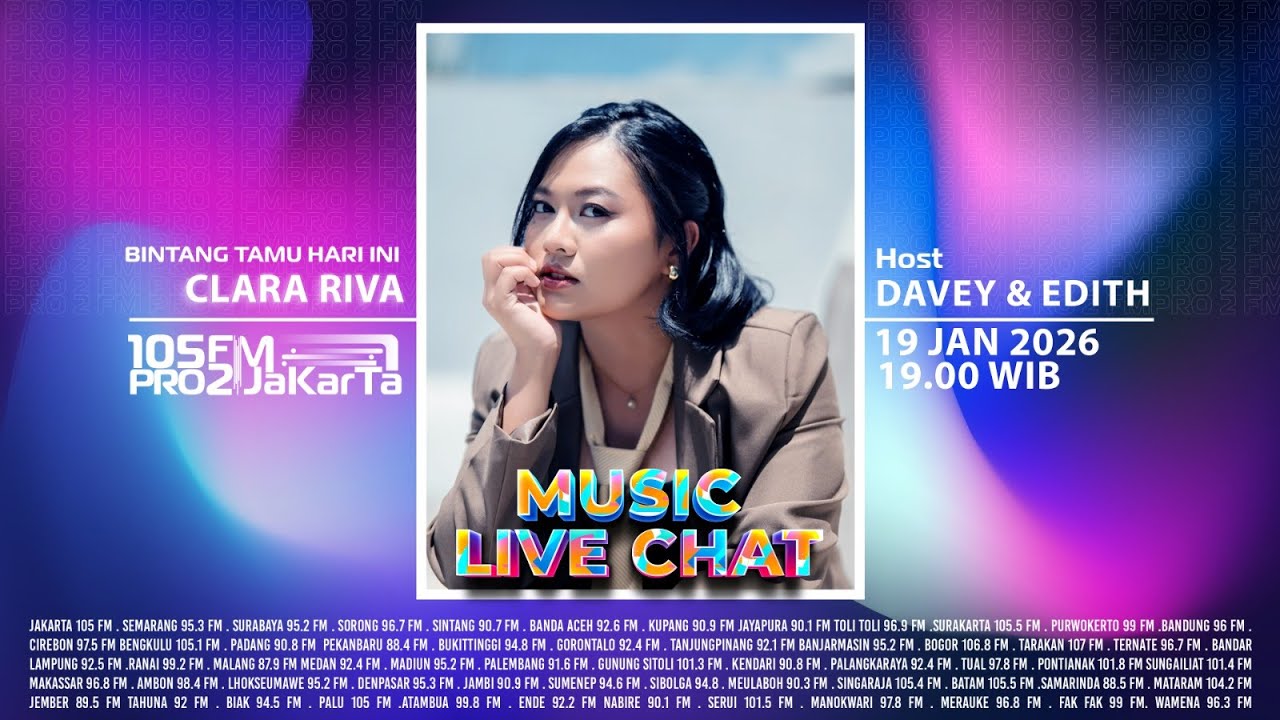 MLC PRO2 RRI JAKARTA - 105 FM | CLARA RIVA | 19 Januari 2026 - YouTube