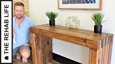 The $40 Console Table - Easy DIY Project!