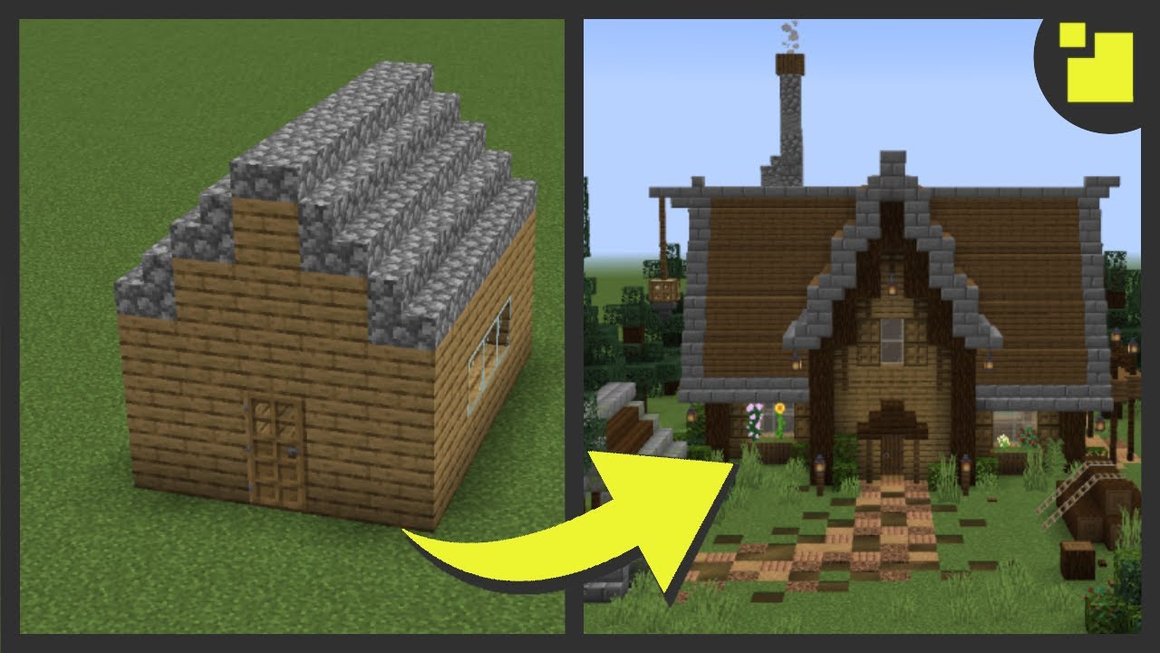 Building Tips to Improve Your Minecraft Starter Base - YouTube