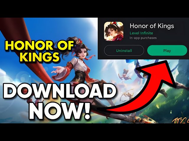 HONOR OF KINGS DOWNLOAD TUTORIAL  HONOR OF KINGS PLAYSTORE DOWNLOAD 