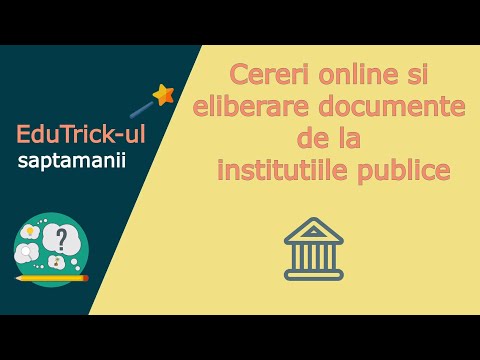 Cereri online si eliberare documente de la institutiile publice - cerere de atestare fiscala