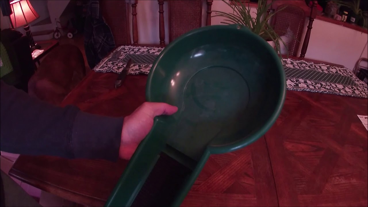 My new Banjo Pan for gold panning YouTube