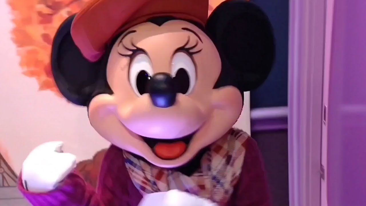 秋🍁スタイルスタジオのミニーちゃん🐁🎀👠なぐさめキス❤️💕