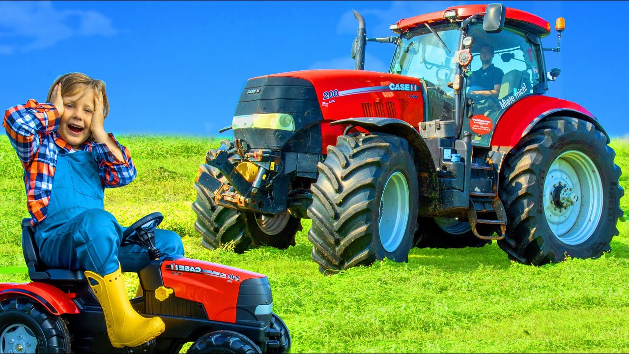 Tractor and Farm Animals Stories for Kids