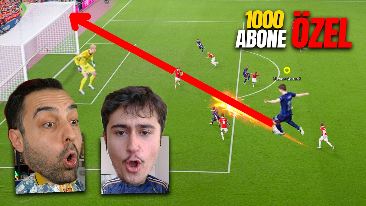 ÜMİDİ ŞOK OLDU! GERRARD 40 METRE FÜZE GOL! 1000 Abone Özel Video! @Umidii