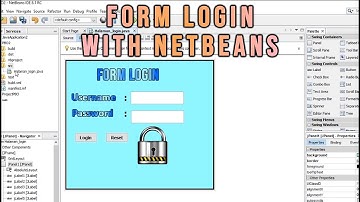 CARA MEMBUAT FORM LOGIN SEDERHANA MENGGUNAKAN NETBEANS