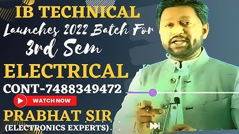 Basic Electronics And Digital Electronics |🔥 3rd Sem Elect. Engg.|  Syllabus Analysis ☎7488349472