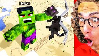 Playing As THE HULK in MINECRAFT! (Hulk vs Wither)