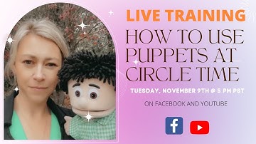 How to use puppets at circle time