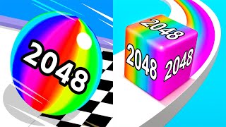 Ball Run 2048 VS Jelly Run 2048 - All Levels Gameplay Android iOS Ep 3 screenshot 4