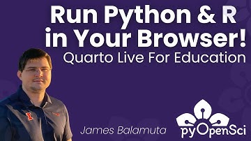 Easily Create Interactive Data Science Learning Environments with Quarto Live | pyOpenSci
